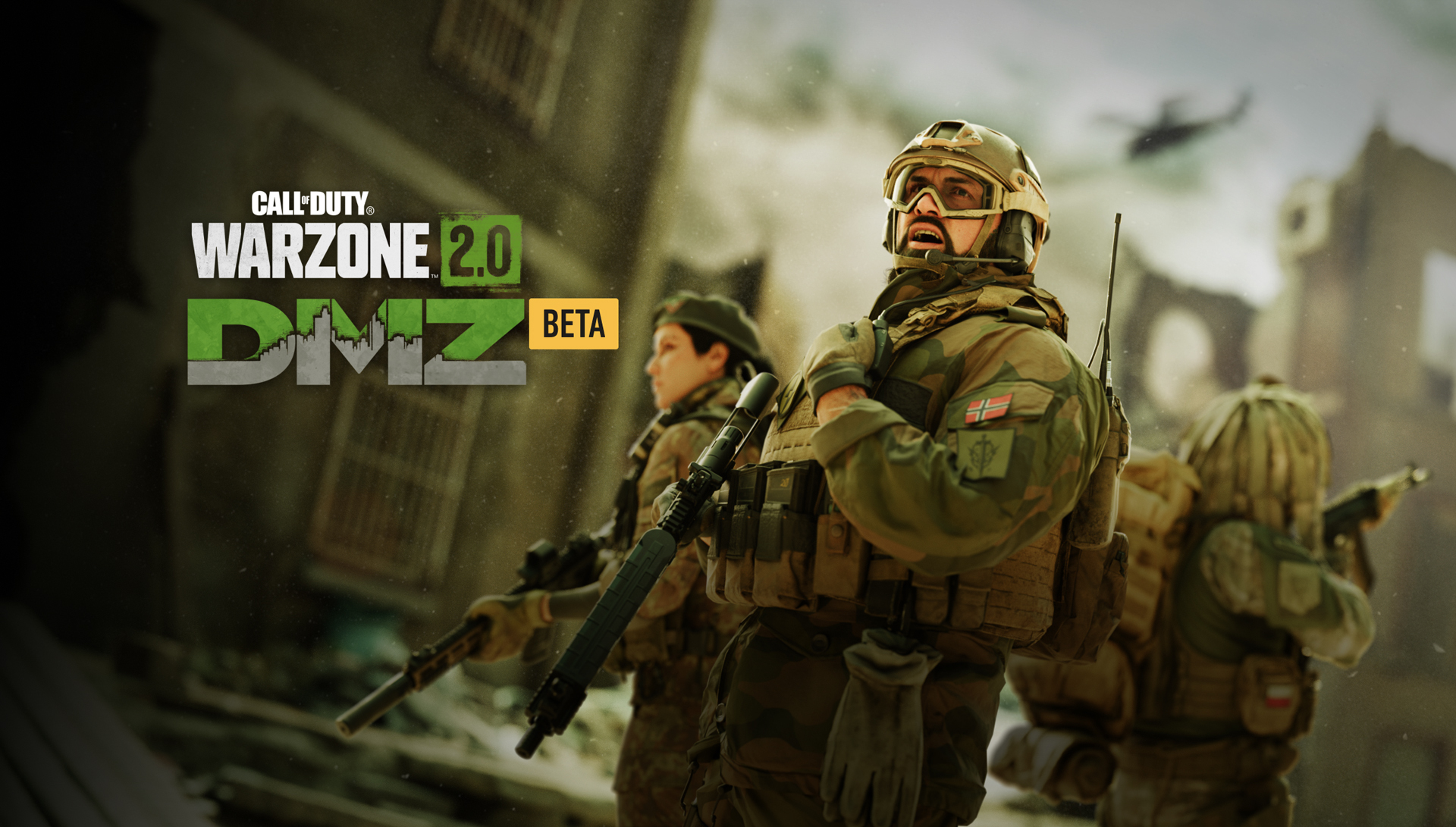 Warzone 2.0 DMZ Beta poster.